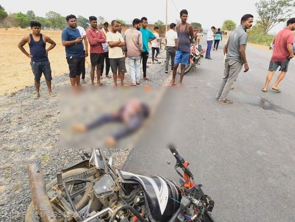 तेज रफ्तार ट्रक ने बाइक सवार युवक युवक को मारी टक्कर, शरीर के हुई कई टुकड़े…