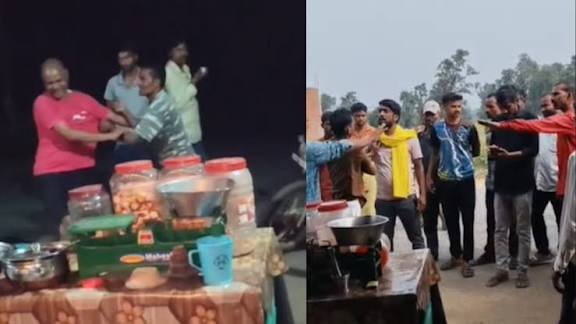 CG: नशे में धुत्त कॉन्स्टेबल और ASI को ग्रामीणों ने मारे कई थप्पड़