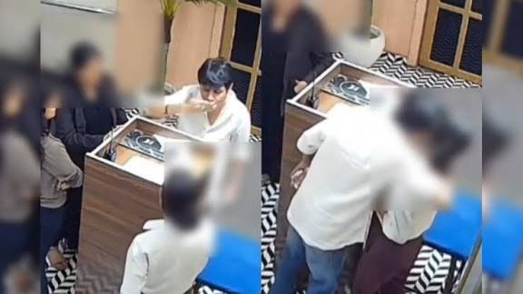 रईसजादे की गंदी हरकत का वीडियो वायरल, रिसेप्शनिस्ट को जबरन लगाया गले और फिर कर दिया ये कांड