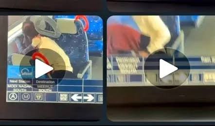 ट्रेन में युवक-युवती की अश्लील हरकत, स्कूल ड्रेस में नजर आए दोनों, सीसीटीवी कैमरे में रिकॉर्ड हुई पूरी फिल्म