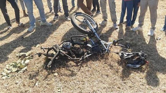 युवक कुएं में ब्लास्टिंग के लिए ले जा रहा था डेटोनेटर, बाइक पर धमाका, मौके पर मौत