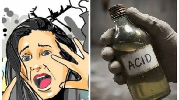 दिल दहला देने वाली घटना आई सामने, गुस्साई प्रेमिका ने प्रेमी की होने वाली दुल्हन पर फेंका तेजाब