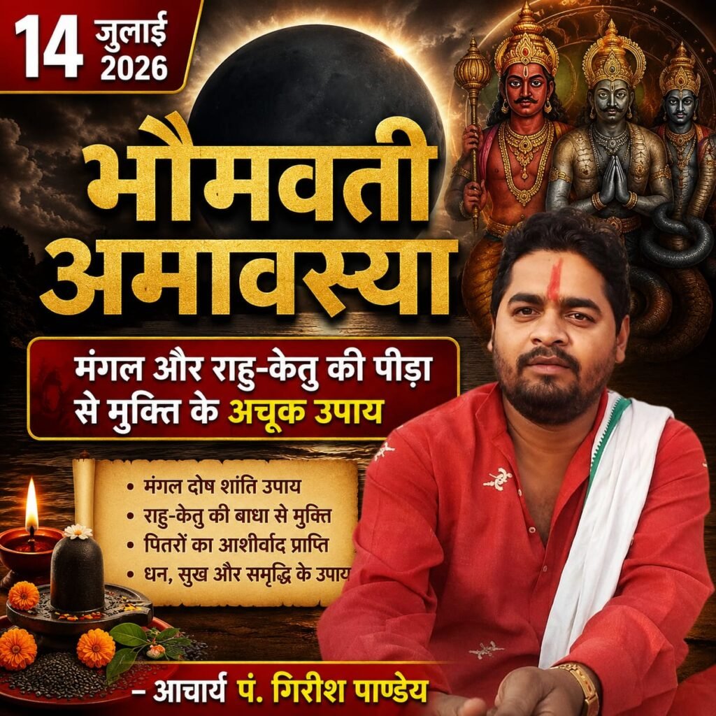 भौमवती अमावस्या(14 जुलाई): जानिए मंगल और राहु-केतु की पीड़ा से मुक्ति के अचूक उपाय
