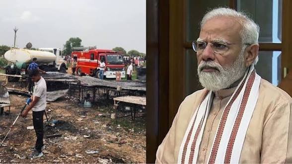 पटाखा फैक्ट्री में हुए भीषण विस्फोट पर प्रधानमंत्री मोदी ने गहरा दुख व्यक्त किया, मृतकों के परिजनों को ₹2 लाख सहायता का ऐलान